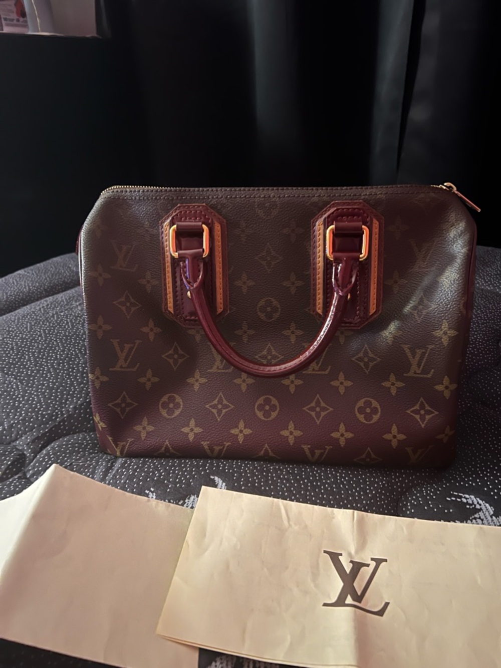 Louis Vuitton Monogram Mirage Speedy Handbag w/Original Receipt